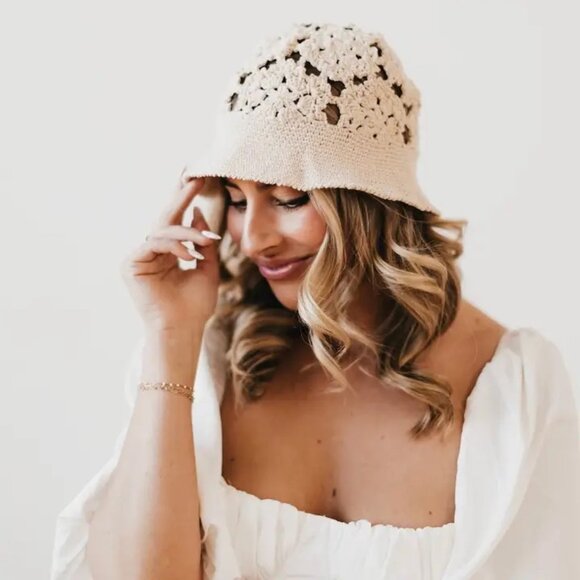 Passion of Essence Accessories - Beachly Crochet Summer Bucket Hat